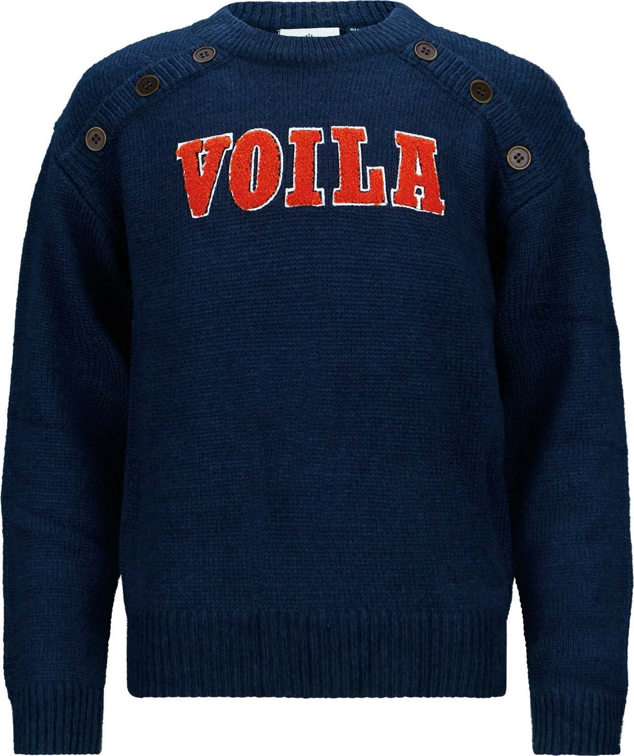 Retour Jeans Svetr 'Romy' tmavě modrá / červená / bílá