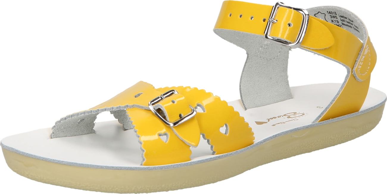 Salt-Water Sandals Sandály 'Sweetheart' tmavě žlutá
