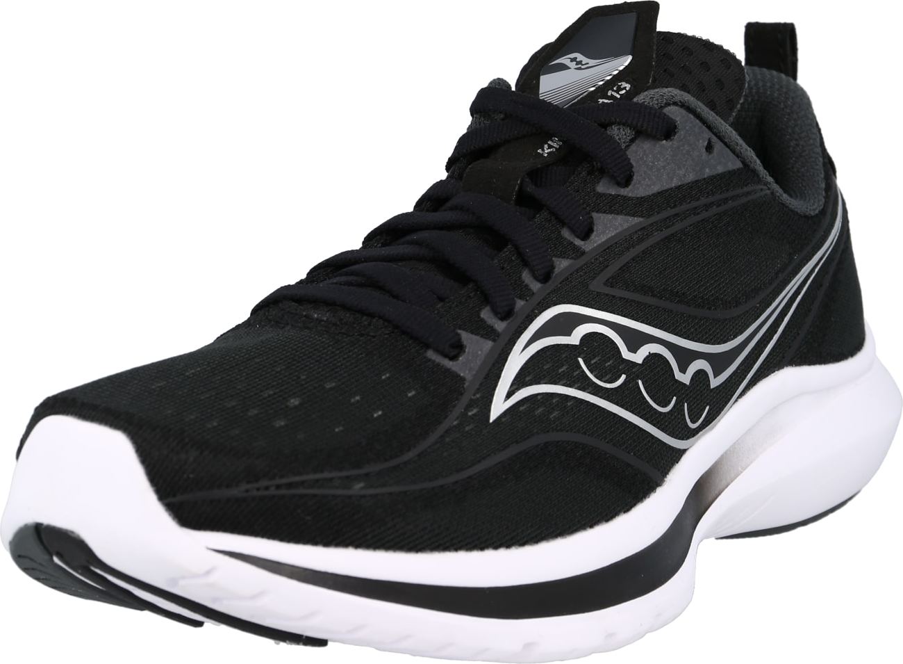 saucony Sportovní boty 'KINVARA 13' černá / bílá