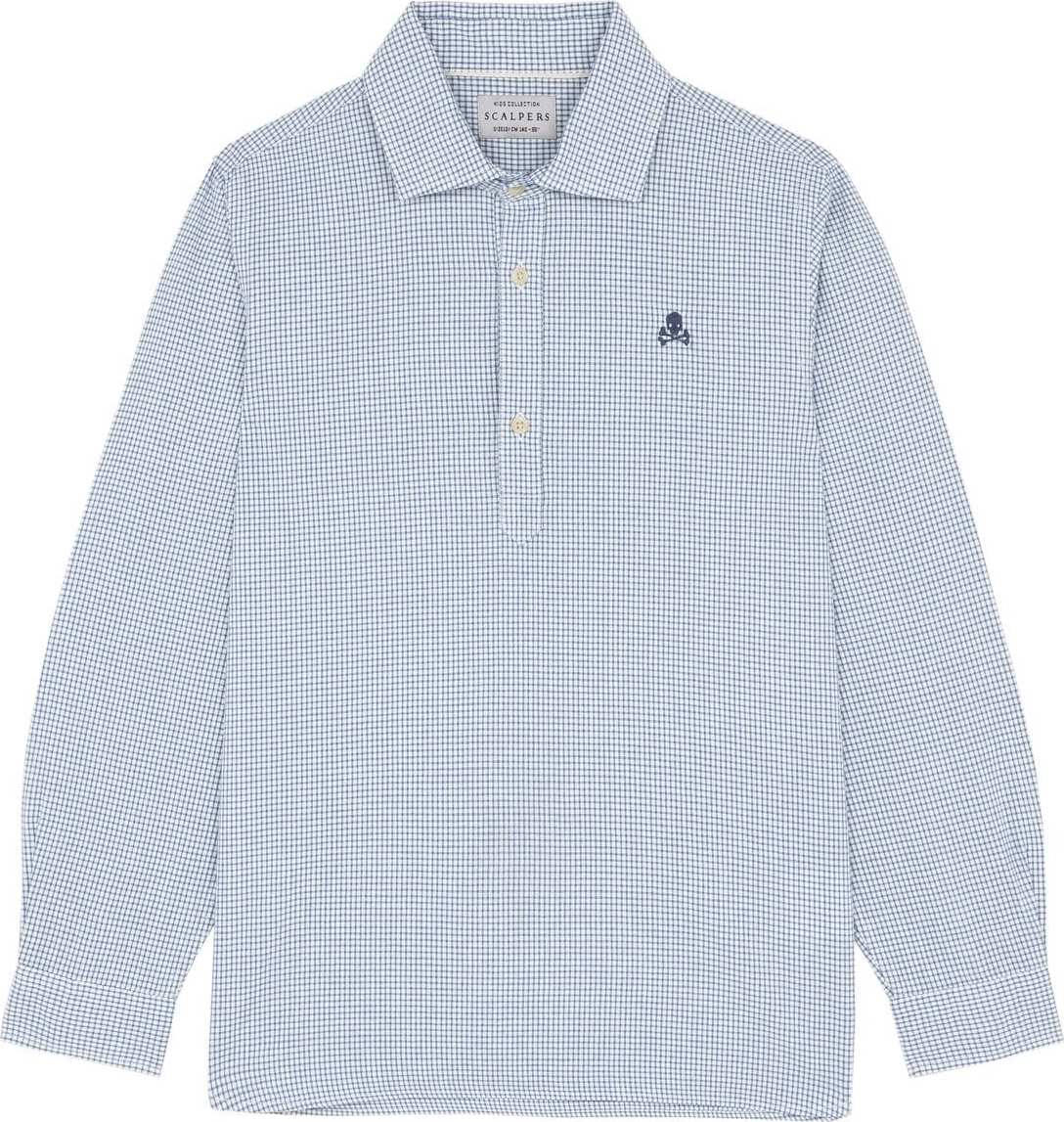 Scalpers Košile světlemodrá / offwhite
