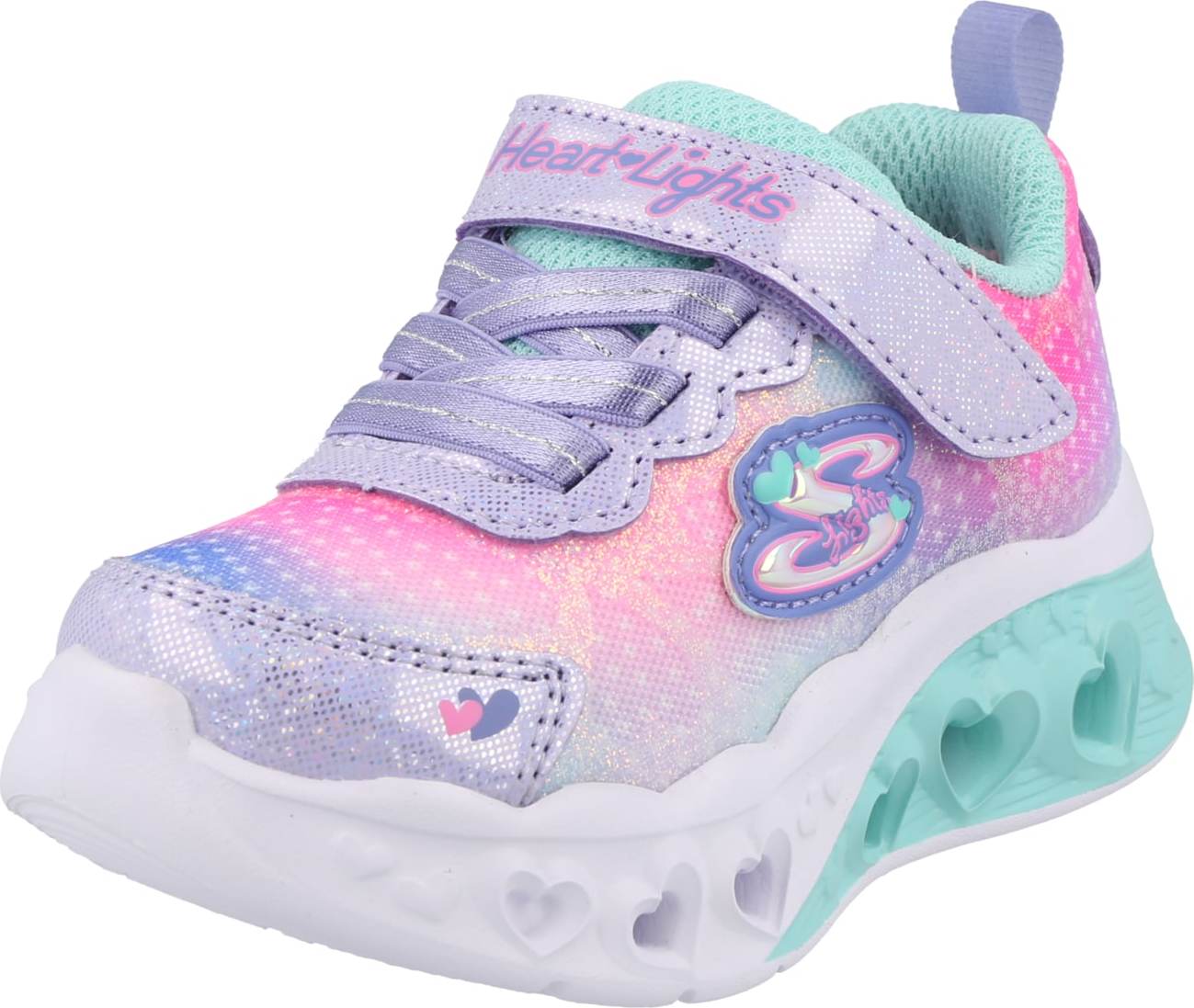 SKECHERS Tenisky aqua modrá / lenvandulová / fuchsiová