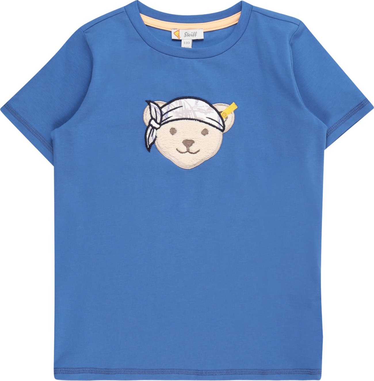 Steiff Collection Tričko béžová / modrá / černá