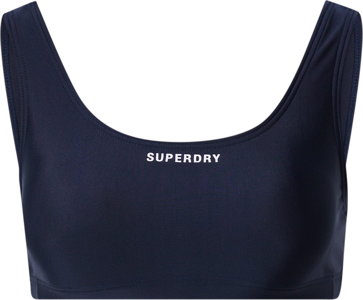 Superdry Horní díl plavek 'CODE' námořnická modř / bílá