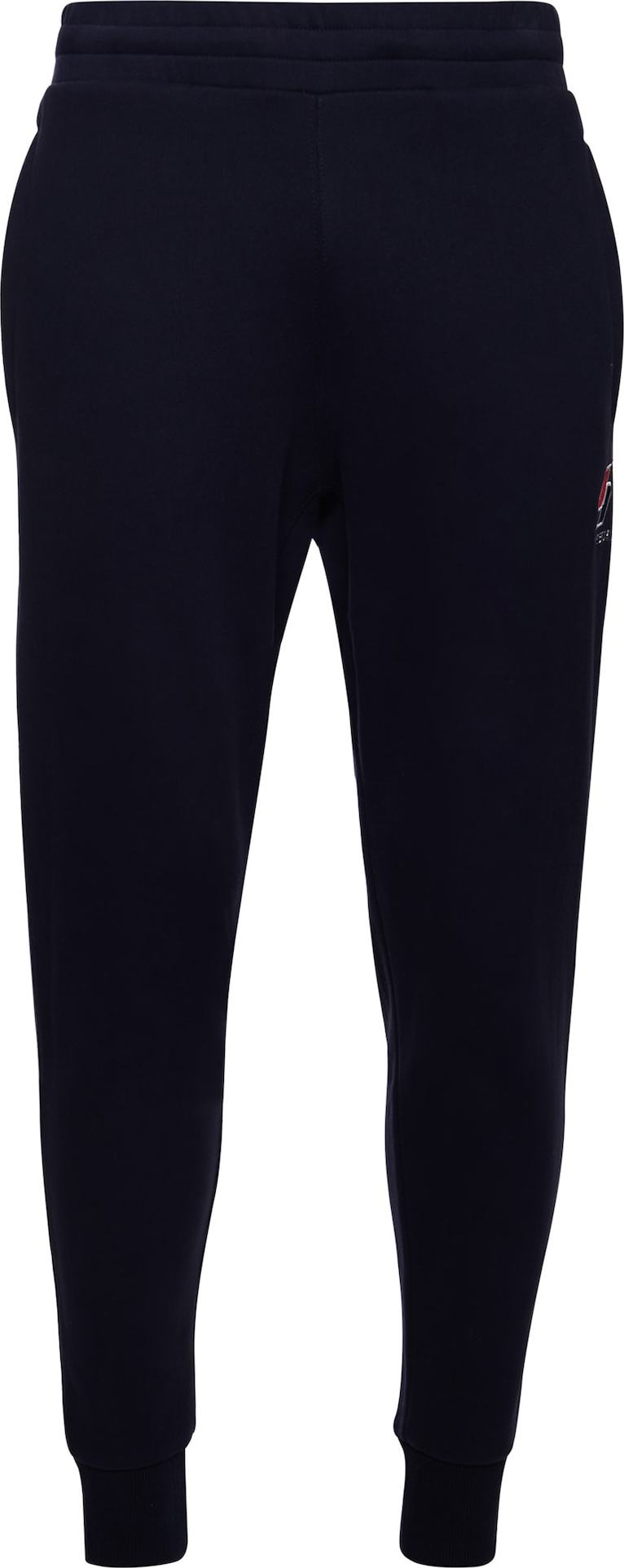 Superdry Kalhoty marine modrá