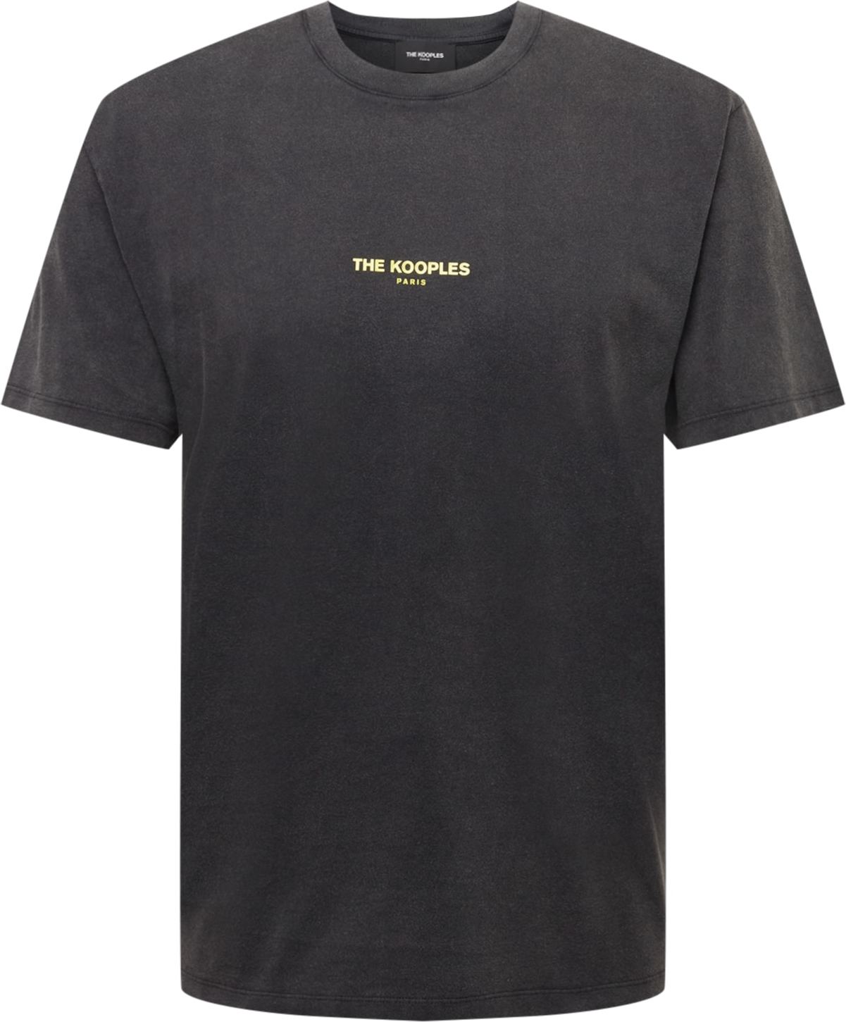 The Kooples Tričko žlutá / černá