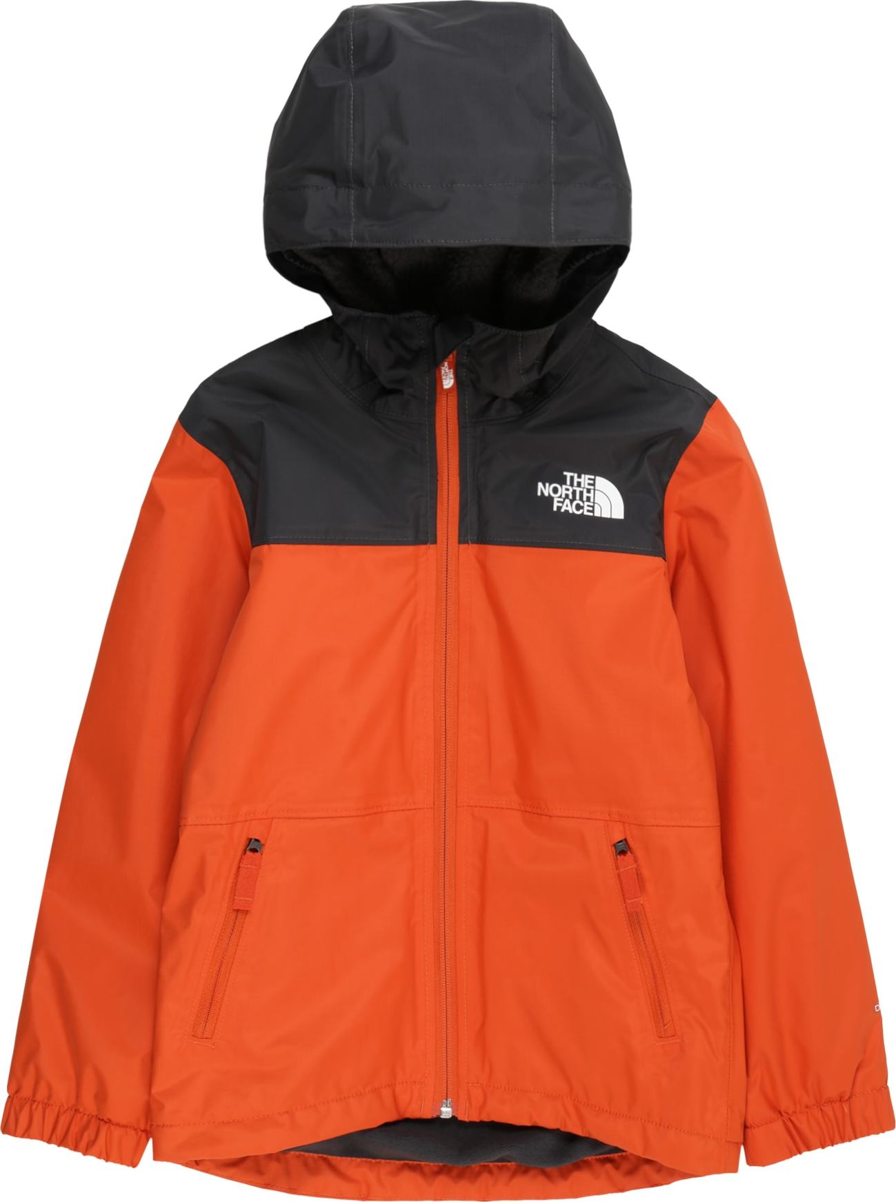 THE NORTH FACE Sportovní bunda tmavě oranžová / černá / bílá