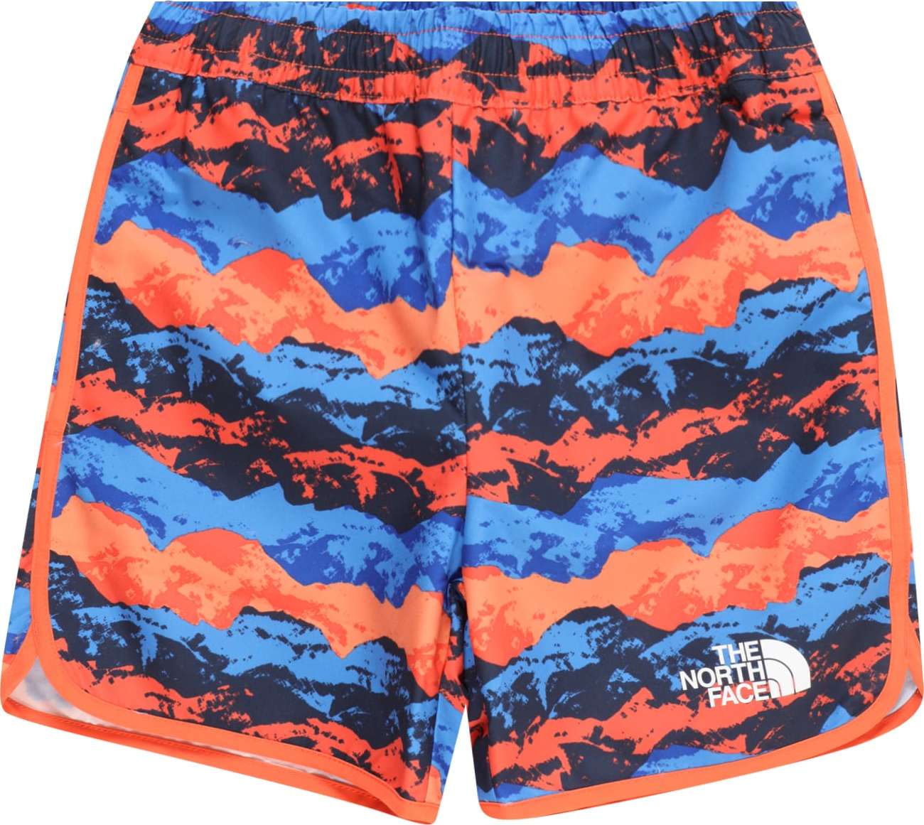 THE NORTH FACE Sportovní kalhoty 'Amphibious' modrá / námořnická modř / oranžová