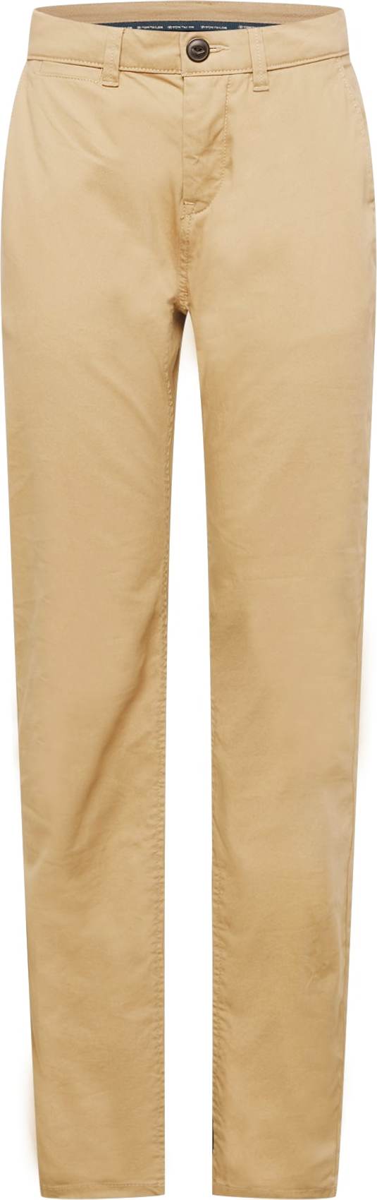 TOM TAILOR Chino kalhoty béžová