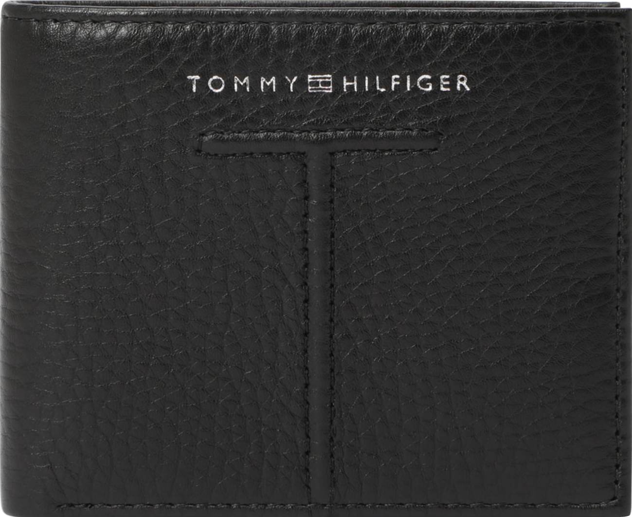 TOMMY HILFIGER Peněženka černá / stříbrná