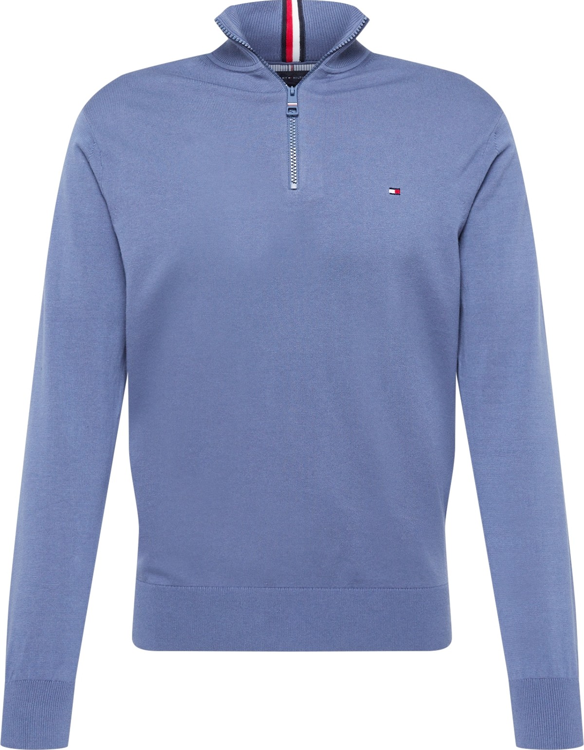 TOMMY HILFIGER Svetr námořnická modř / chladná modrá / červená / bílá