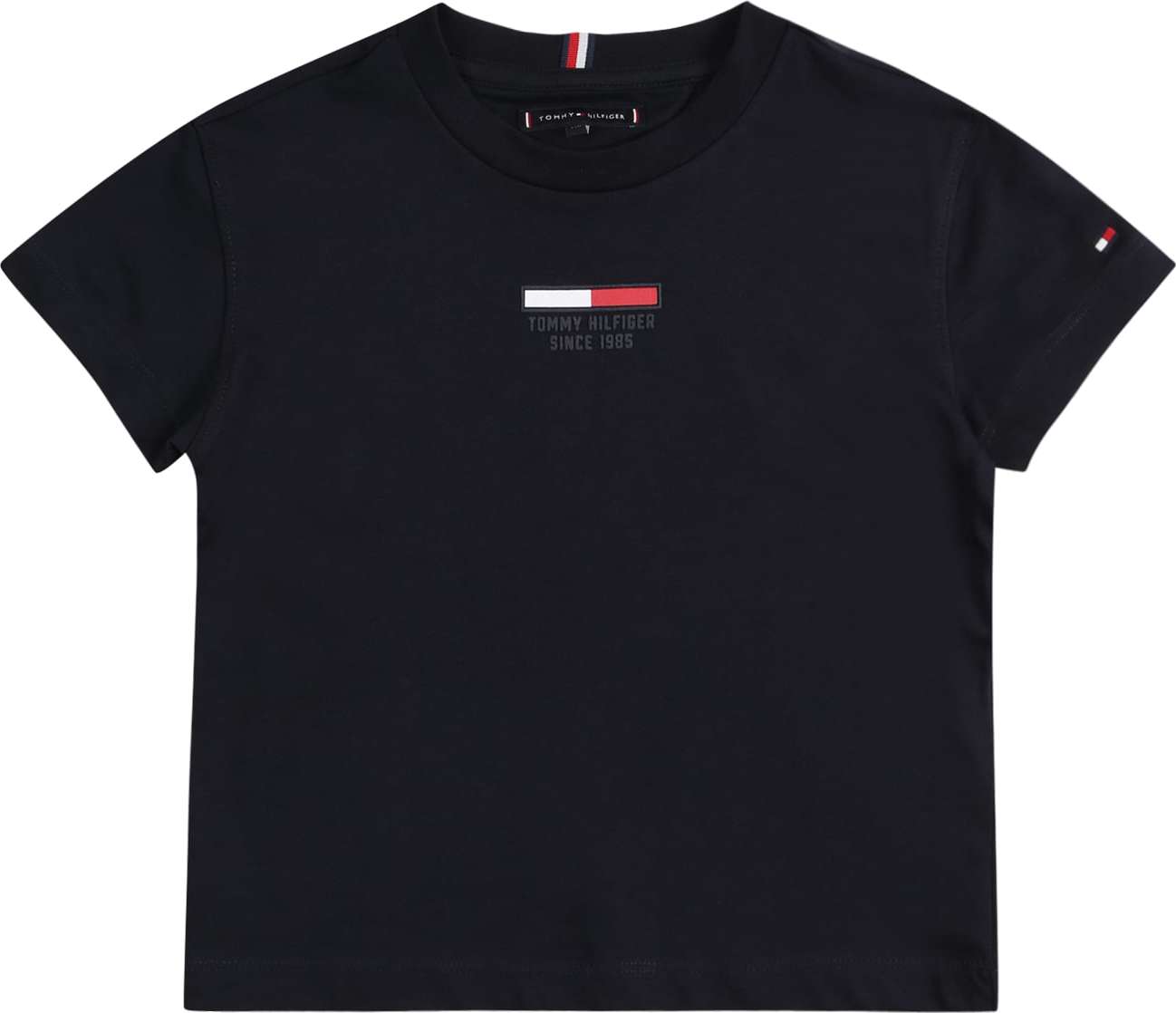 TOMMY HILFIGER Tričko noční modrá / červená / bílá
