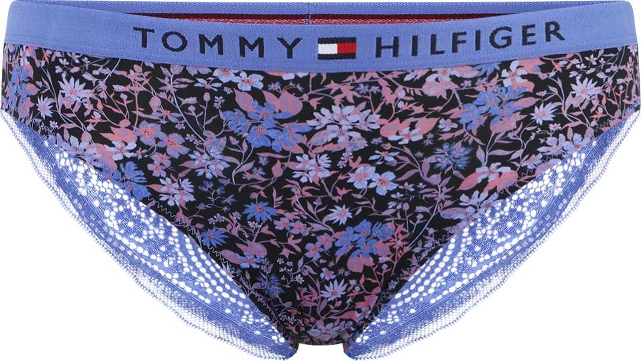 Tommy Hilfiger Underwear Kalhotky kouřově modrá / noční modrá / orchidej / bílá