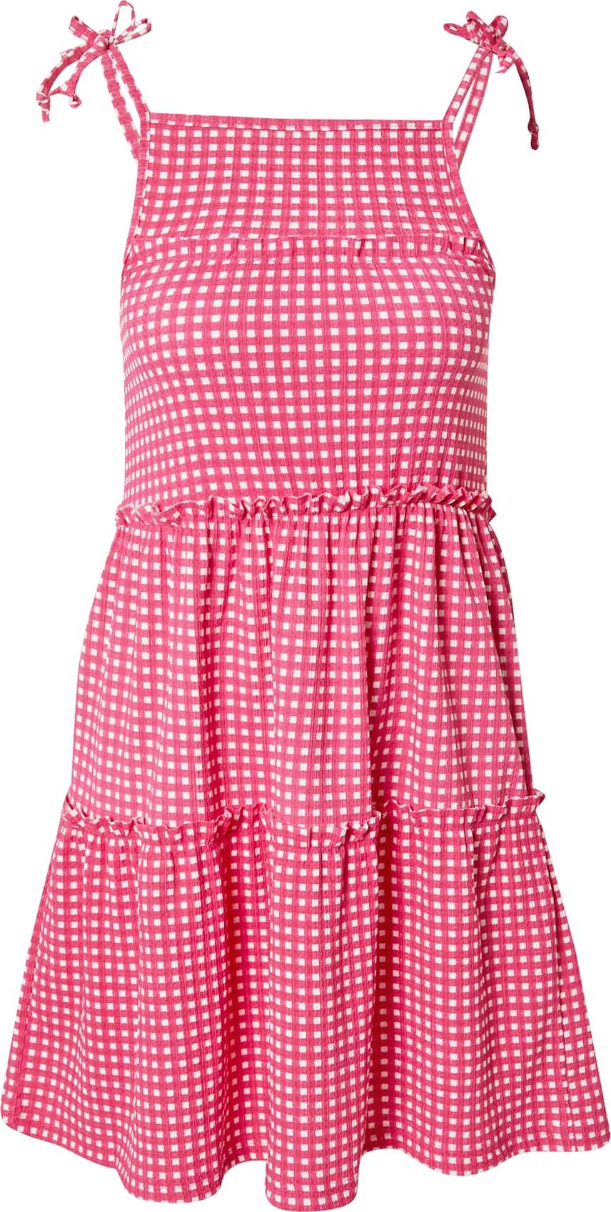 Trendyol Letní šaty pink / bílá