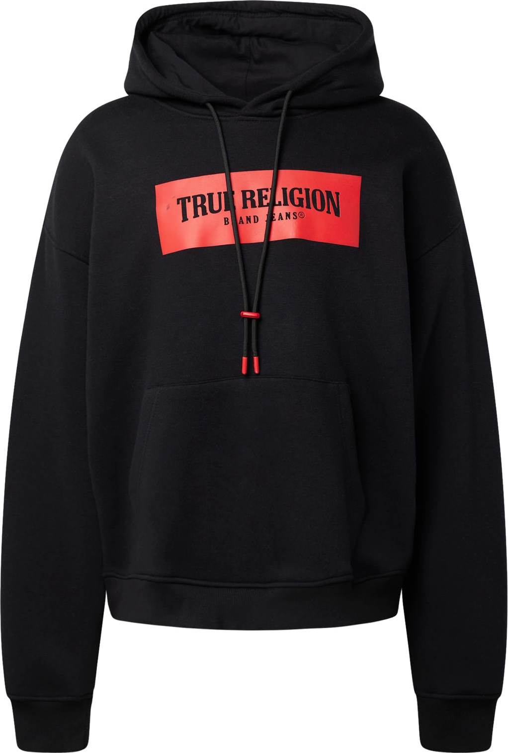 True Religion Mikina červená / černá