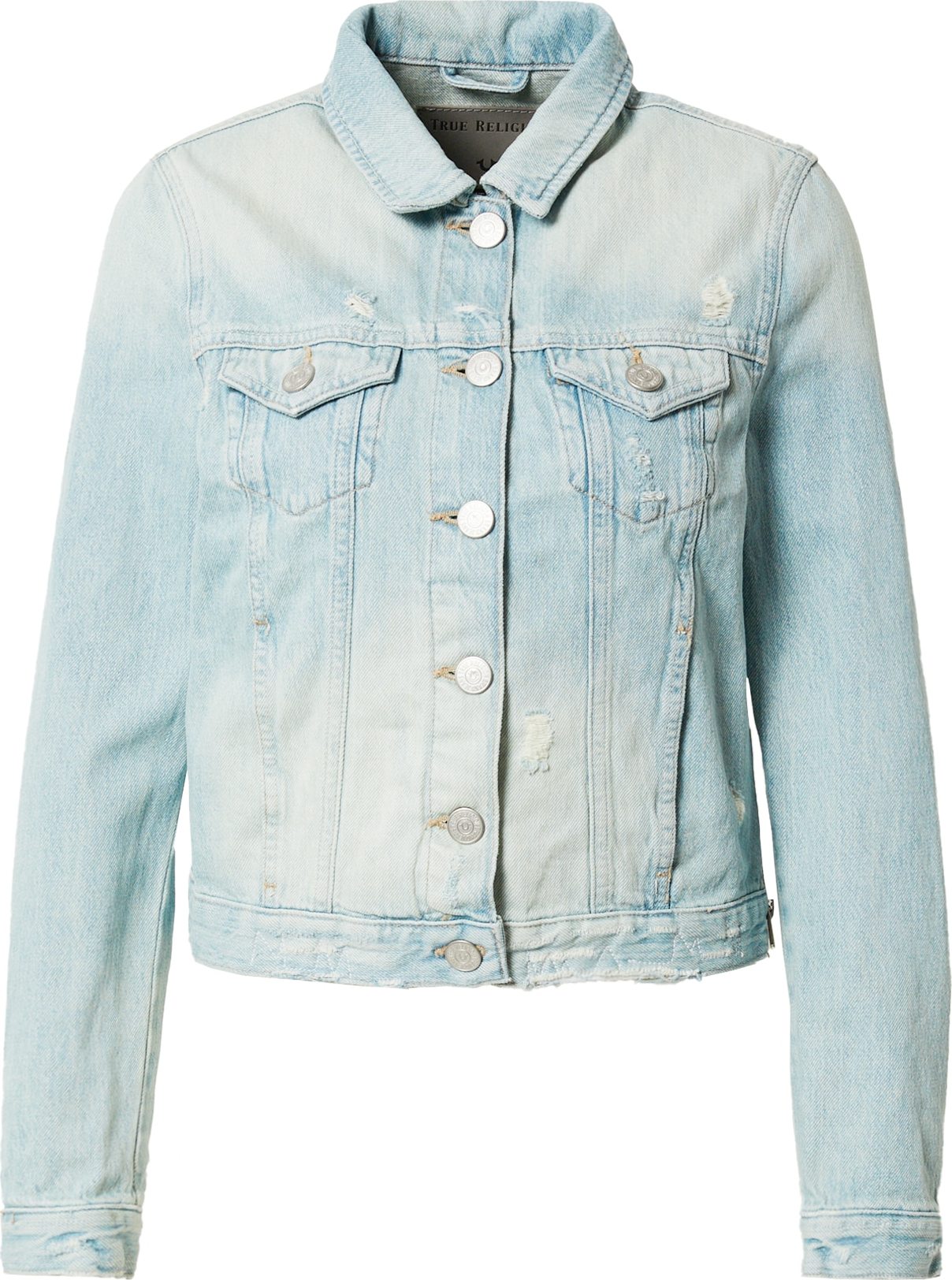 True Religion Přechodná bunda světlemodrá