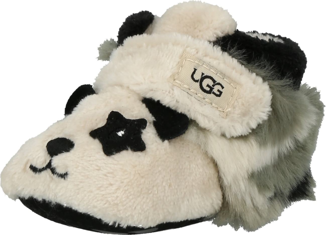 UGG Pantofle 'PANDA STUFFIE' šedá / černá / přírodní bílá