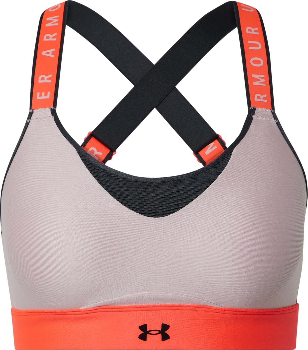 UNDER ARMOUR Sportovní podprsenka 'Infinity' pink / černá