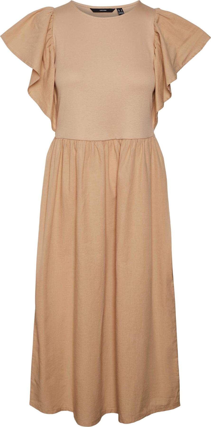 VERO MODA Šaty 'GILA' tmavě béžová