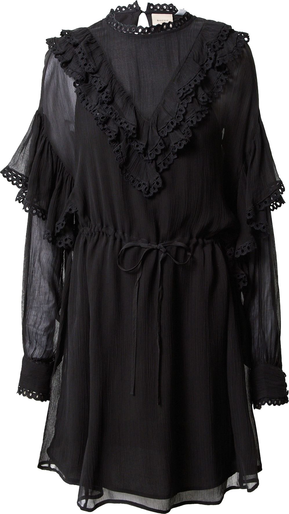 VILA ROUGE Šaty 'DANTE' černá