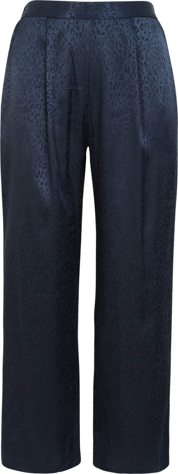 Wallis Petite Kalhoty se sklady v pase námořnická modř / tmavě modrá