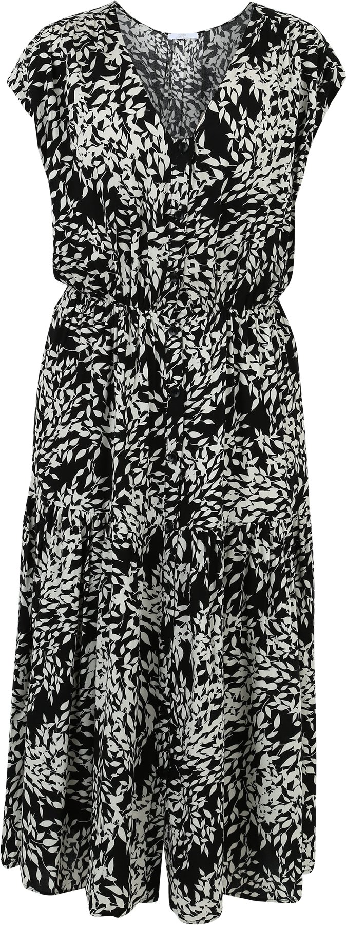 Wallis Petite Letní šaty černá / bílá