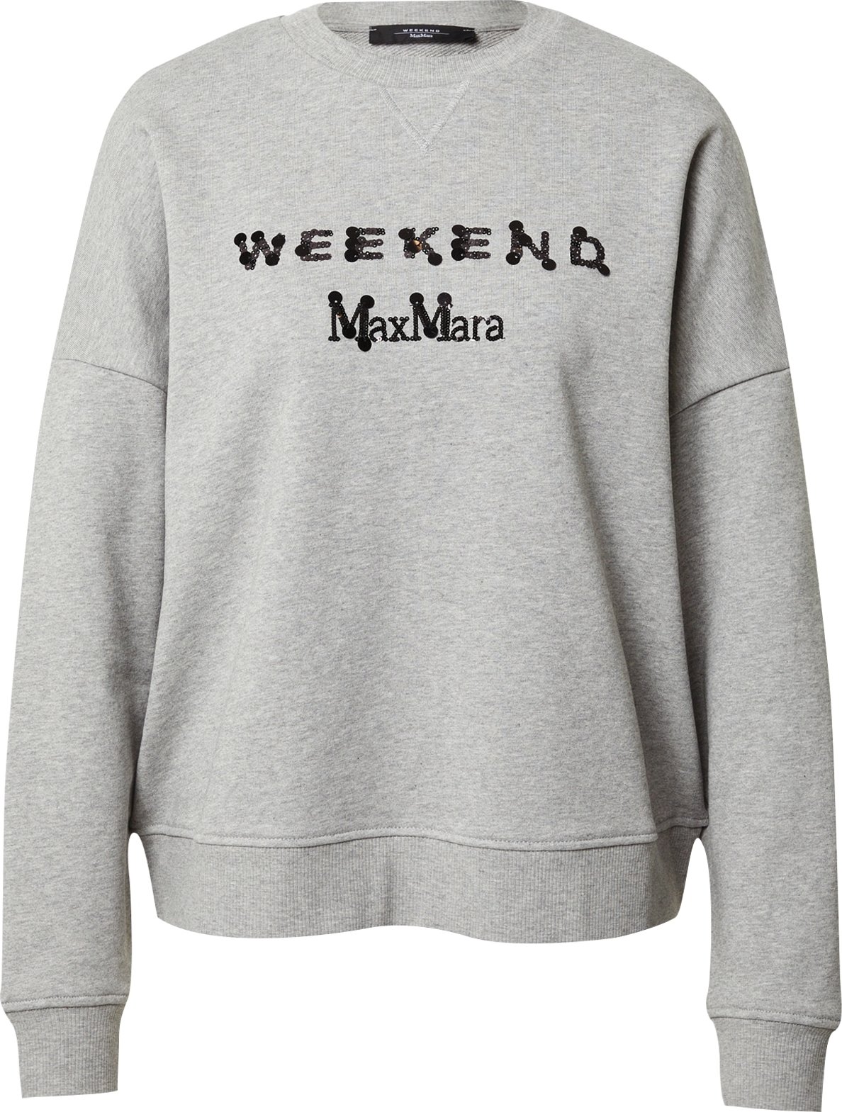 Weekend Max Mara Mikina 'HOT' šedý melír / černá