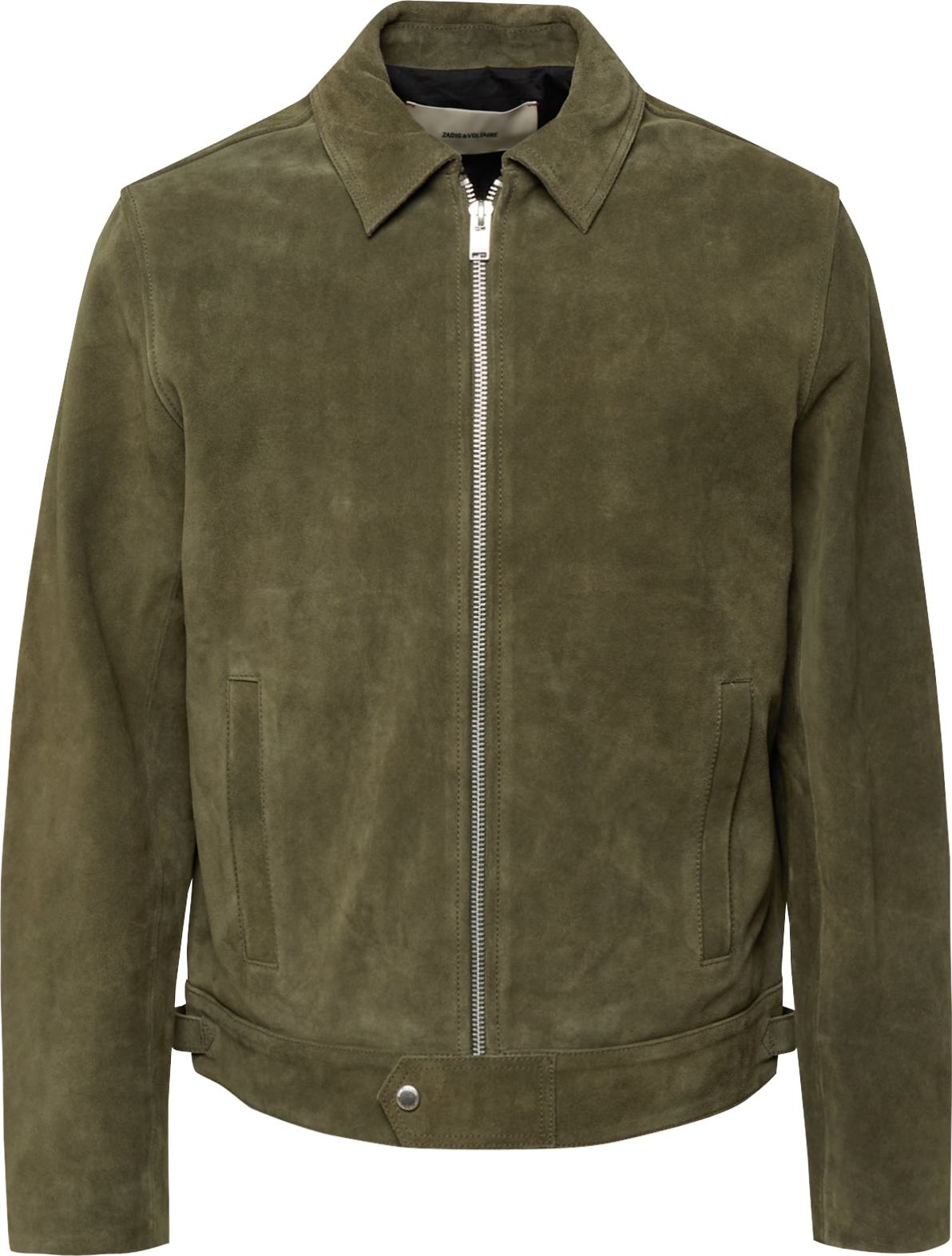 Zadig & Voltaire Přechodná bunda 'LEAN' khaki