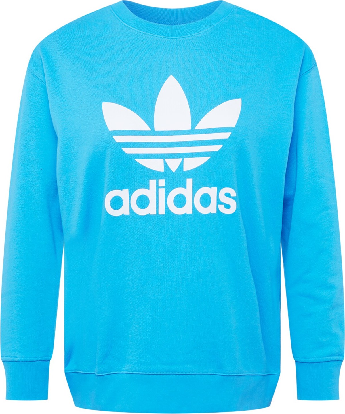 ADIDAS ORIGINALS Mikina tyrkysová / bílá