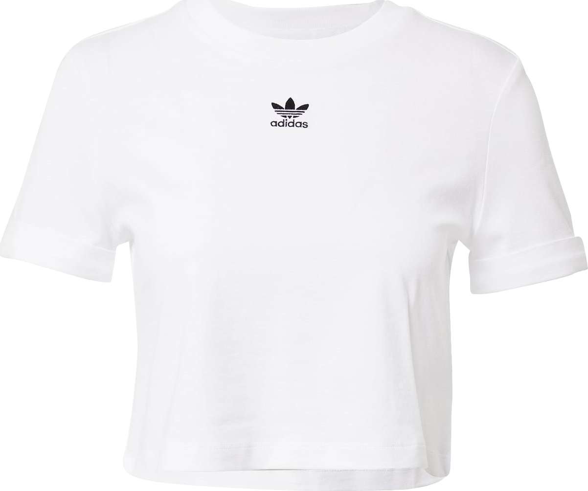 ADIDAS ORIGINALS Tričko černá / bílá