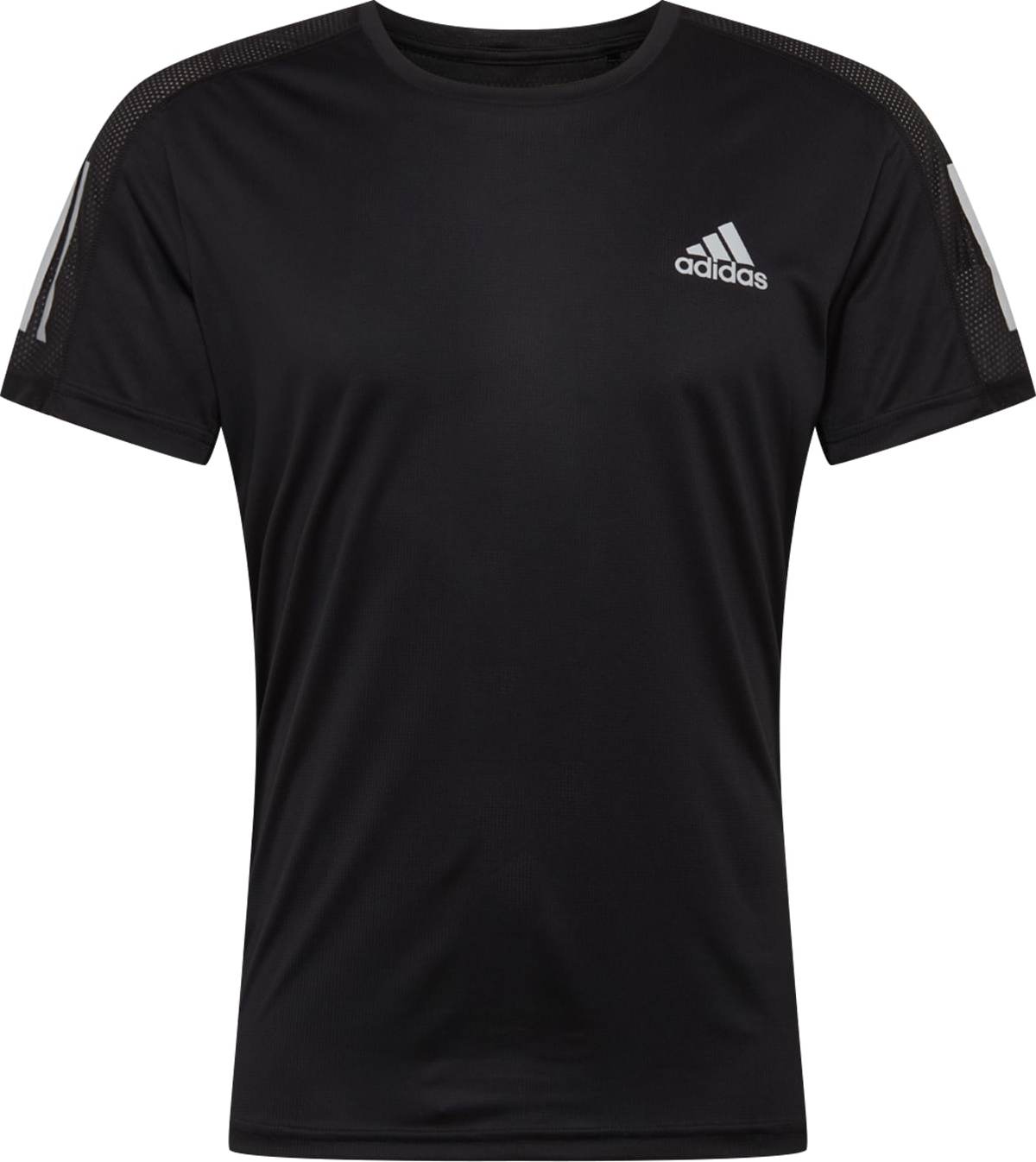 ADIDAS SPORTSWEAR Funkční tričko 'Own the Run' stříbrně šedá / černá