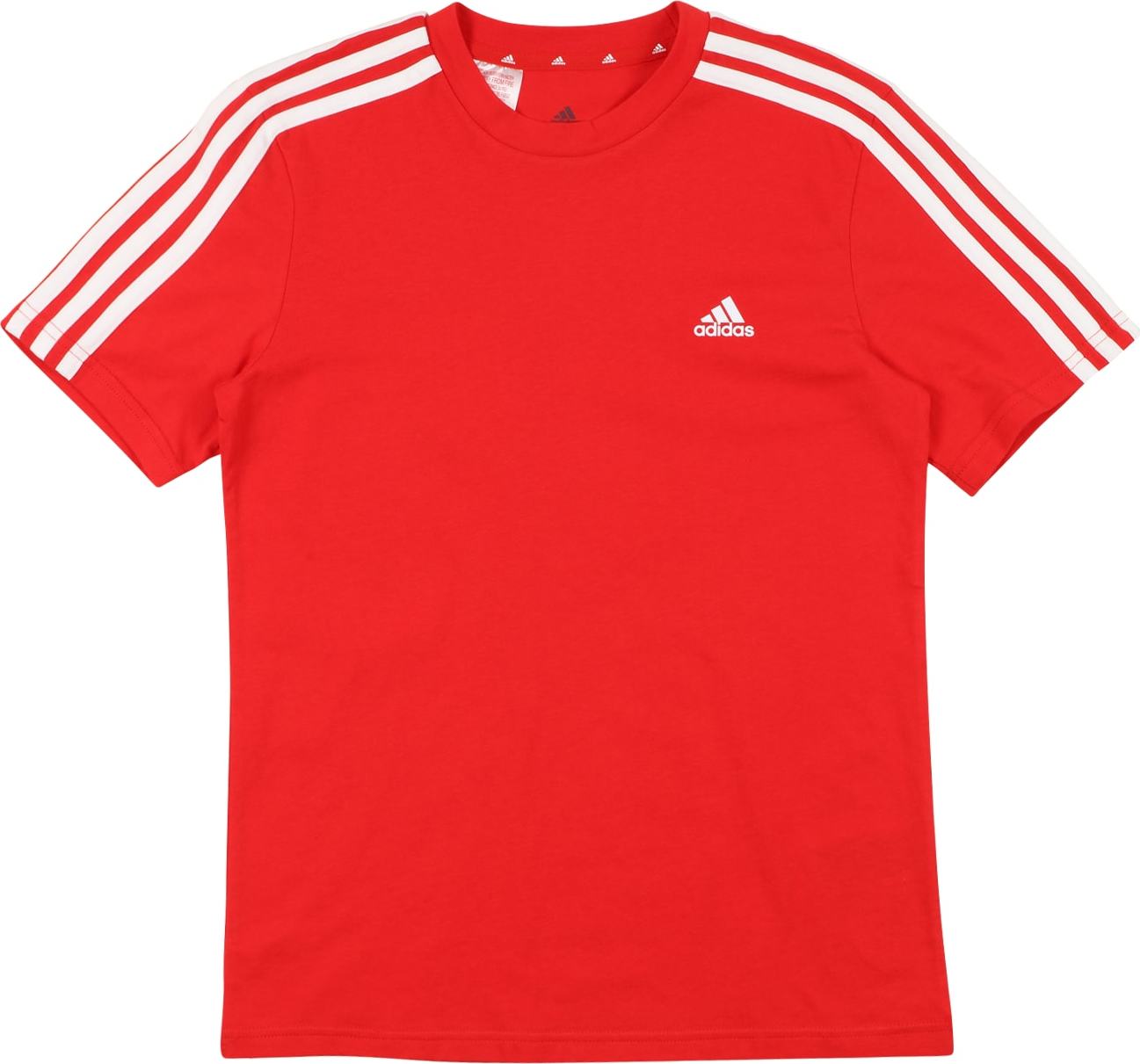 ADIDAS SPORTSWEAR Funkční tričko světle červená / bílá