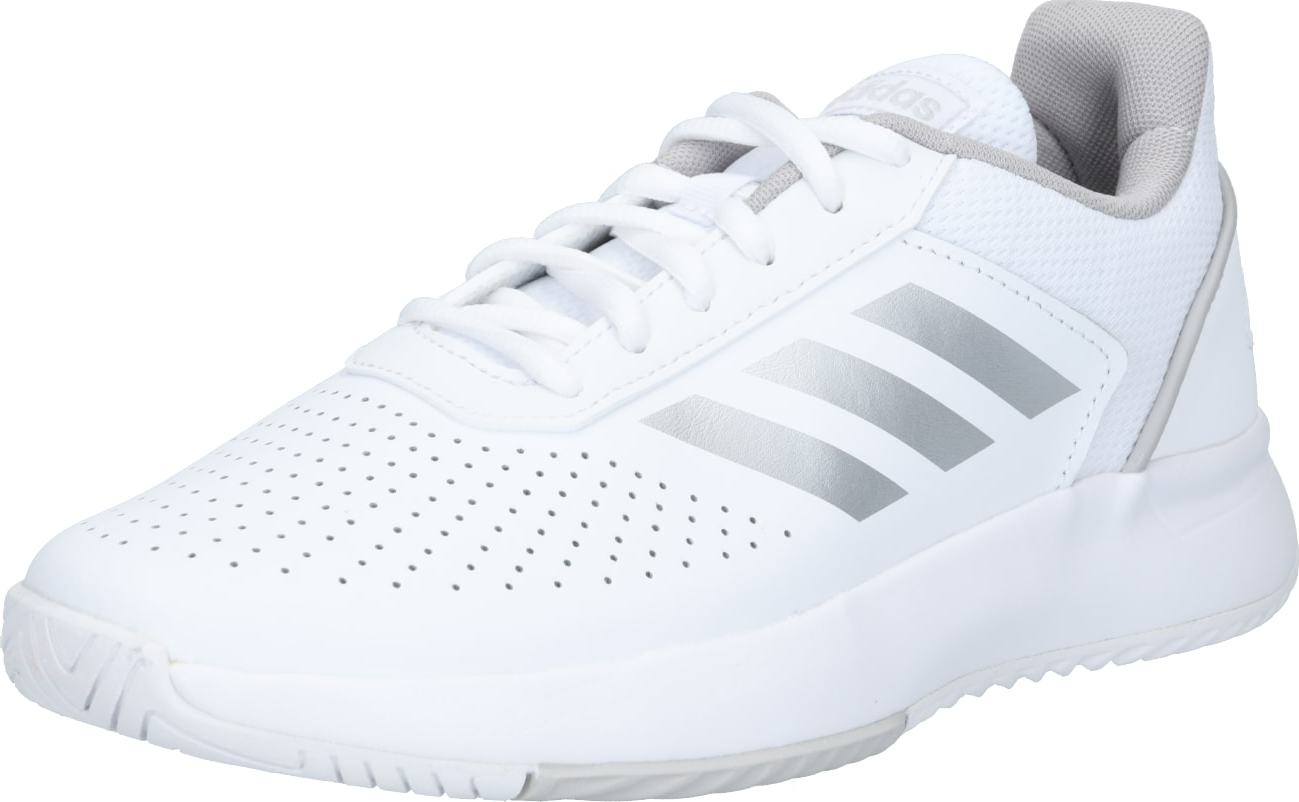 ADIDAS SPORTSWEAR Sportovní boty 'Courtsmash' stříbrně šedá / bílá