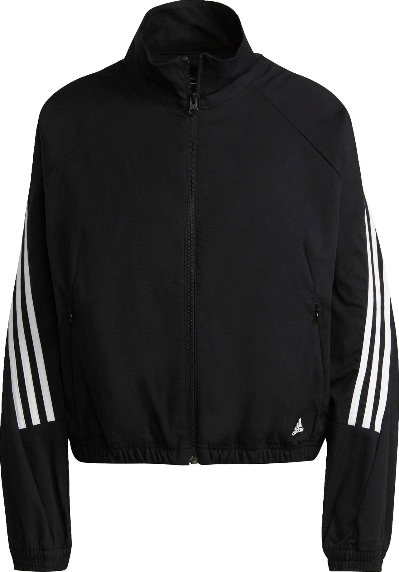 ADIDAS SPORTSWEAR Sportovní bunda černá / bílá