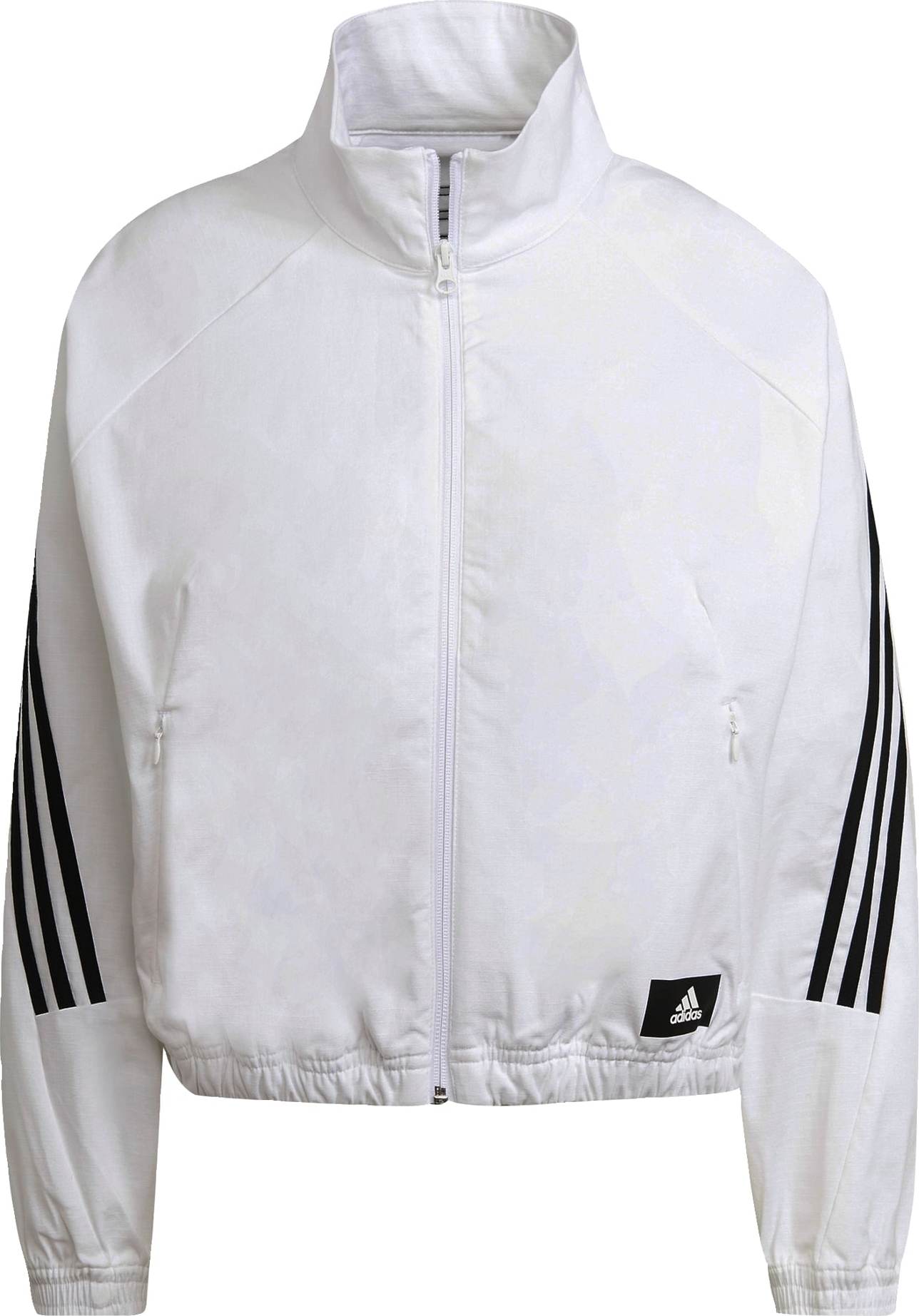 ADIDAS SPORTSWEAR Sportovní bunda černá / bílá