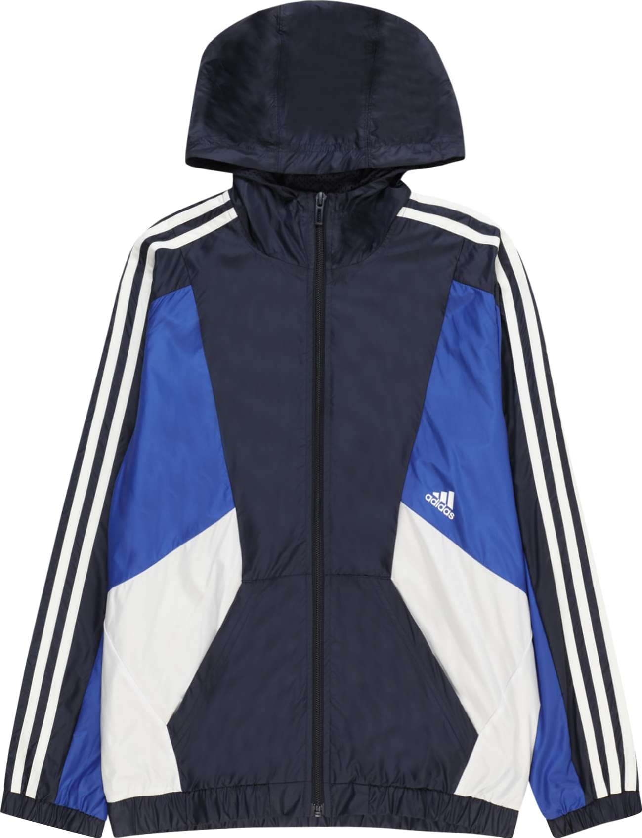 ADIDAS SPORTSWEAR Sportovní bunda noční modrá / královská modrá / bílá