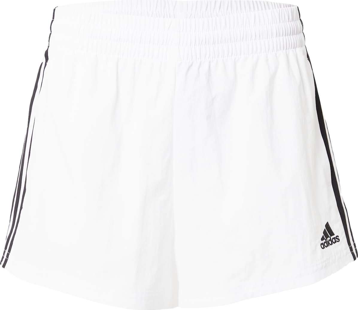 ADIDAS SPORTSWEAR Sportovní kalhoty černá / bílá