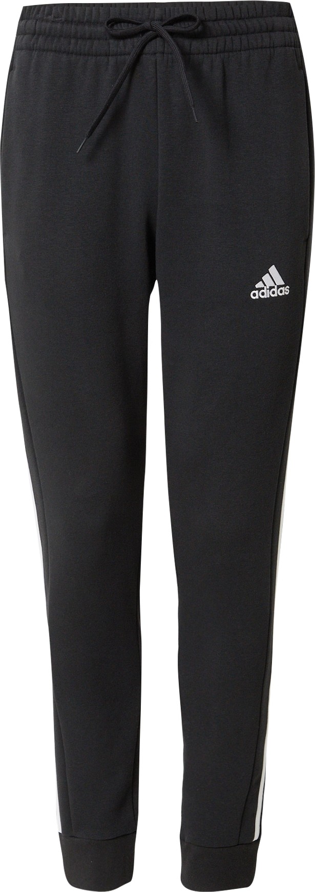 ADIDAS SPORTSWEAR Sportovní kalhoty černá / bílá
