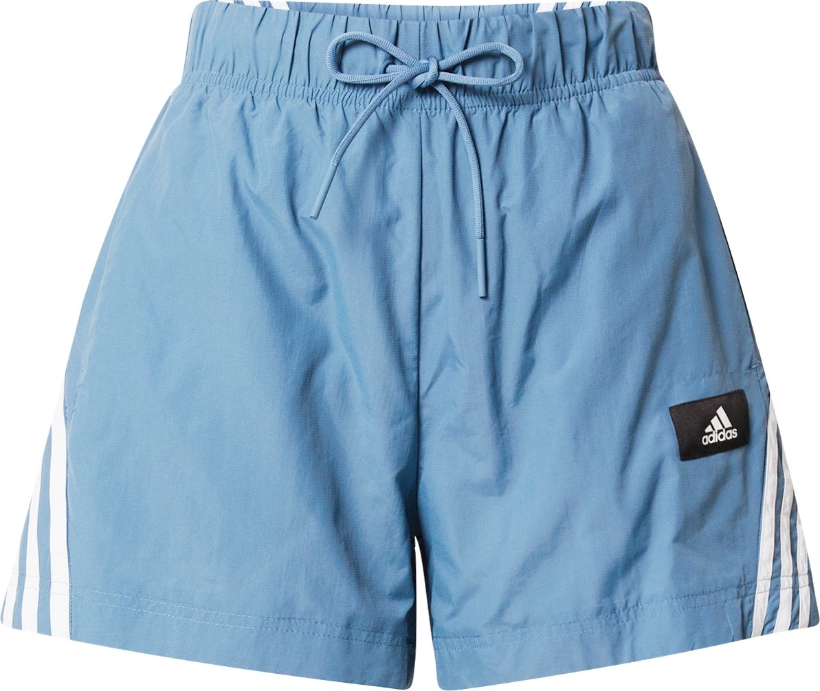 ADIDAS SPORTSWEAR Sportovní kalhoty kouřově modrá / černá / bílá