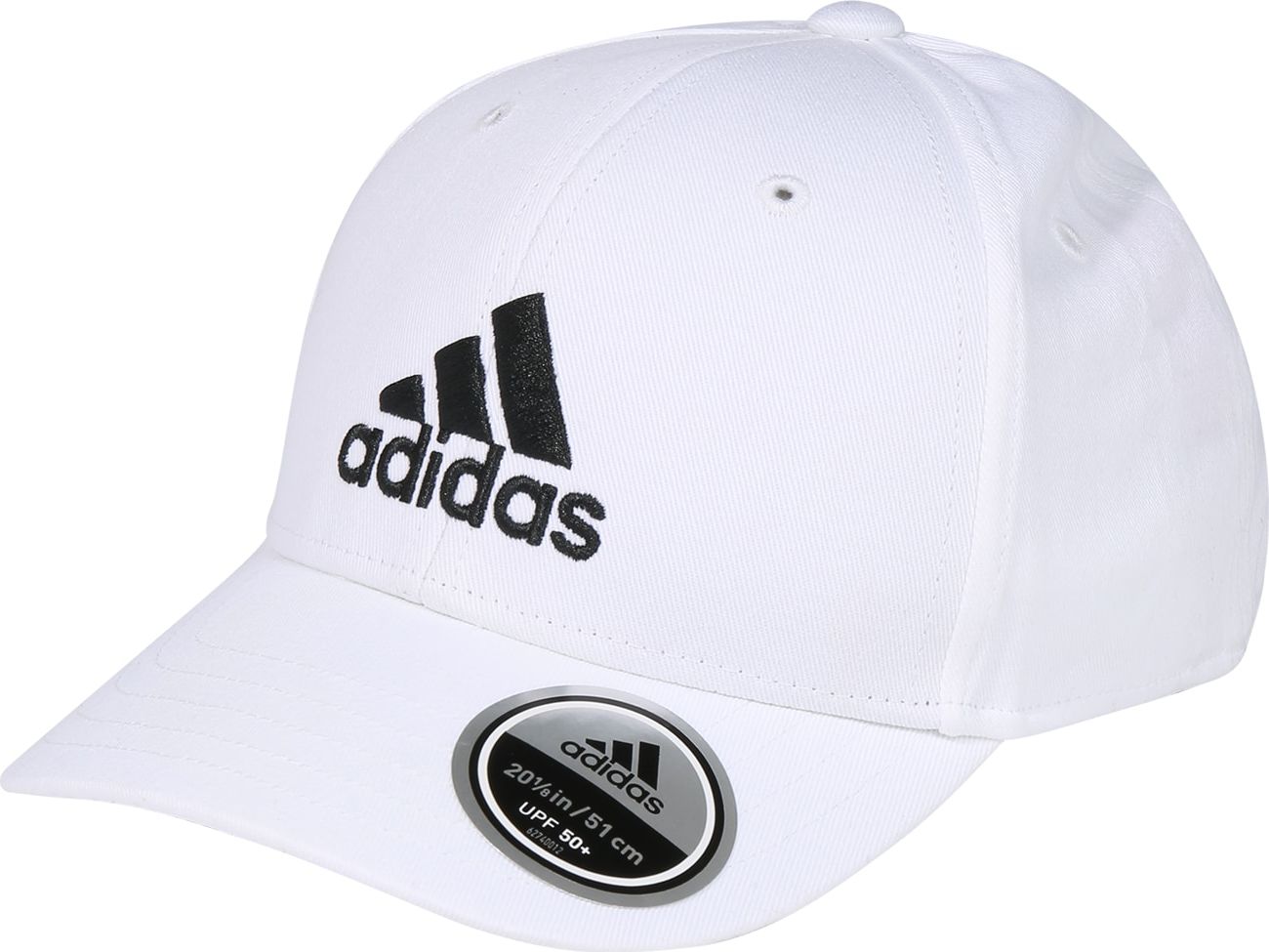 ADIDAS SPORTSWEAR Sportovní kšiltovka černá / bílá