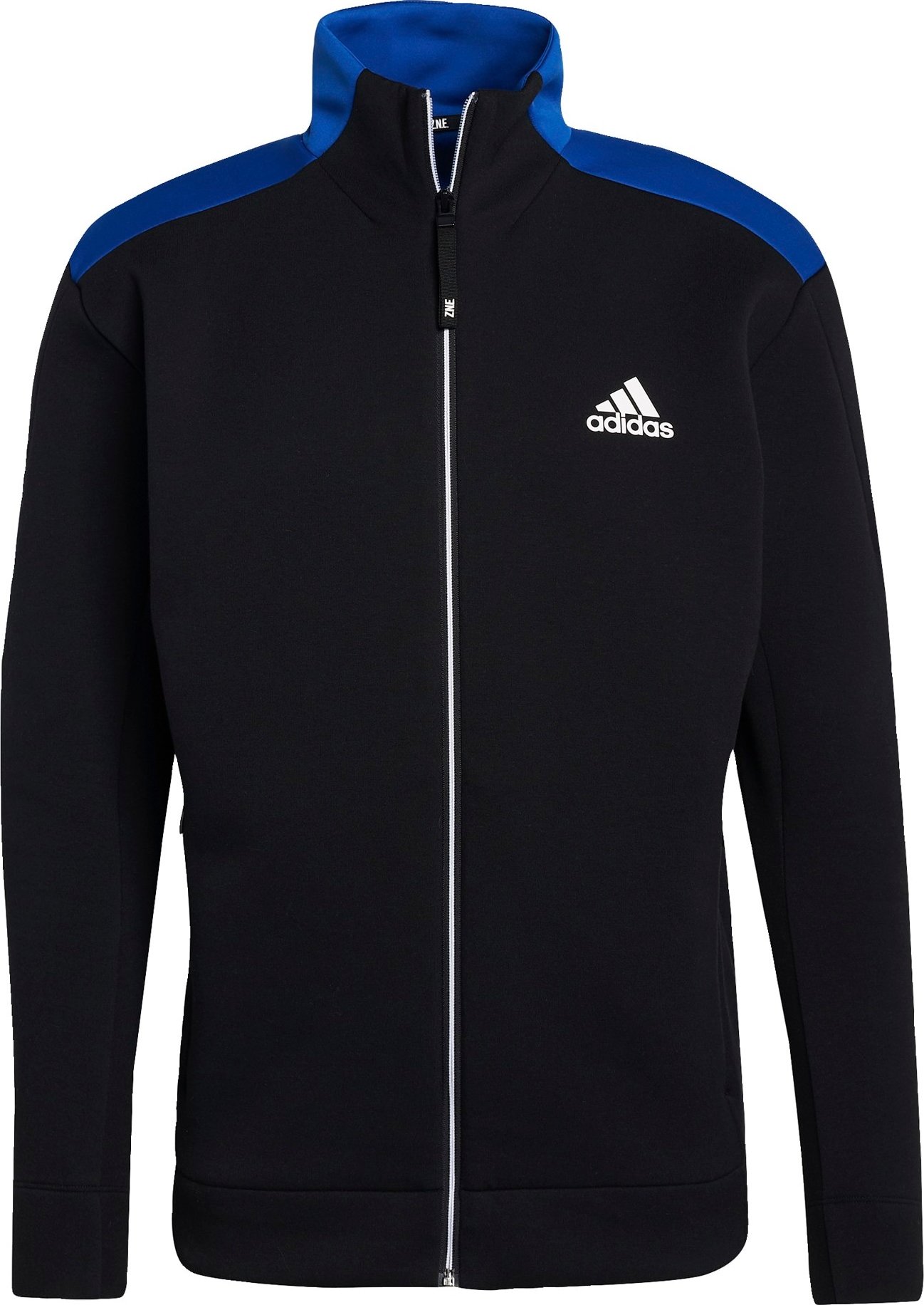 ADIDAS SPORTSWEAR Sportovní mikina modrá / černá / bílá