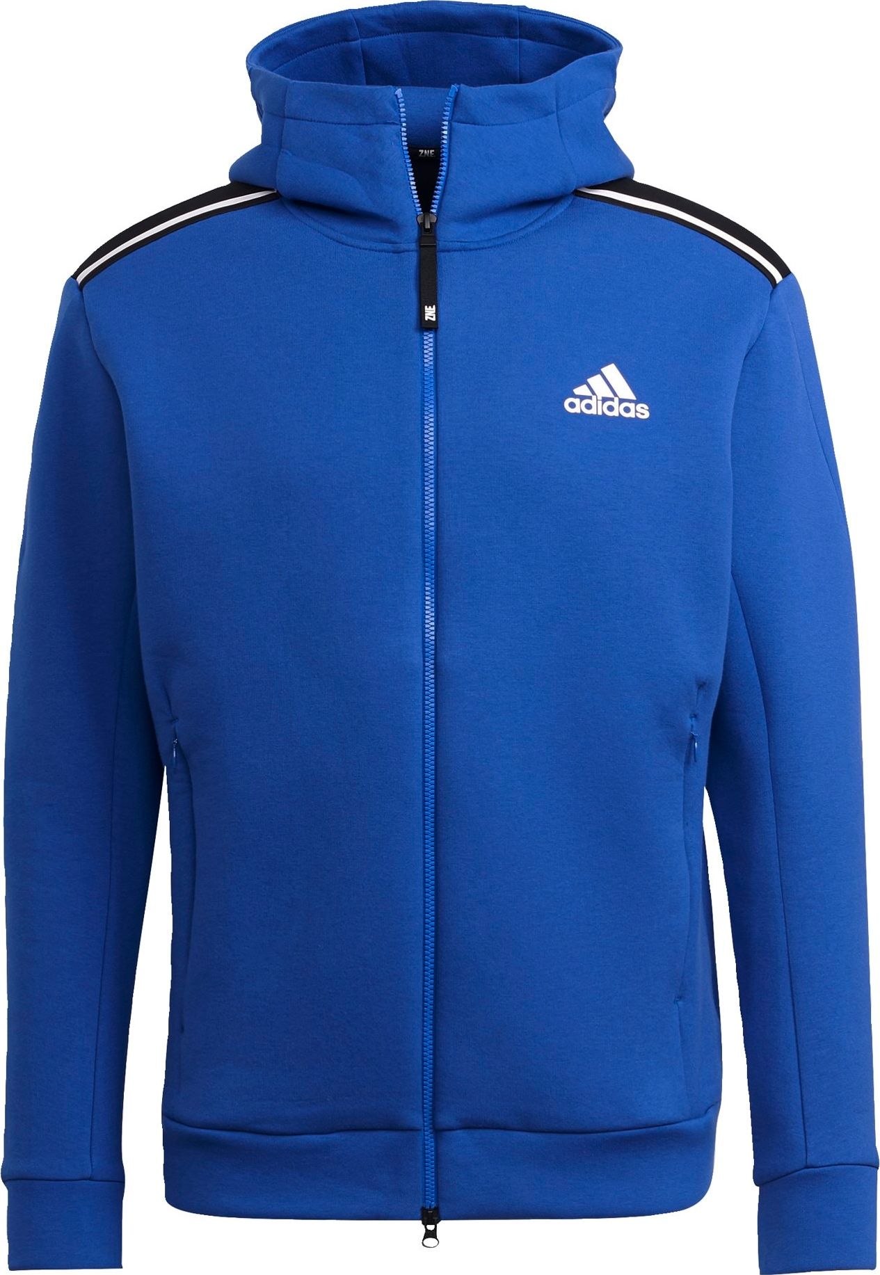 ADIDAS SPORTSWEAR Sportovní mikina modrá / černá / bílá