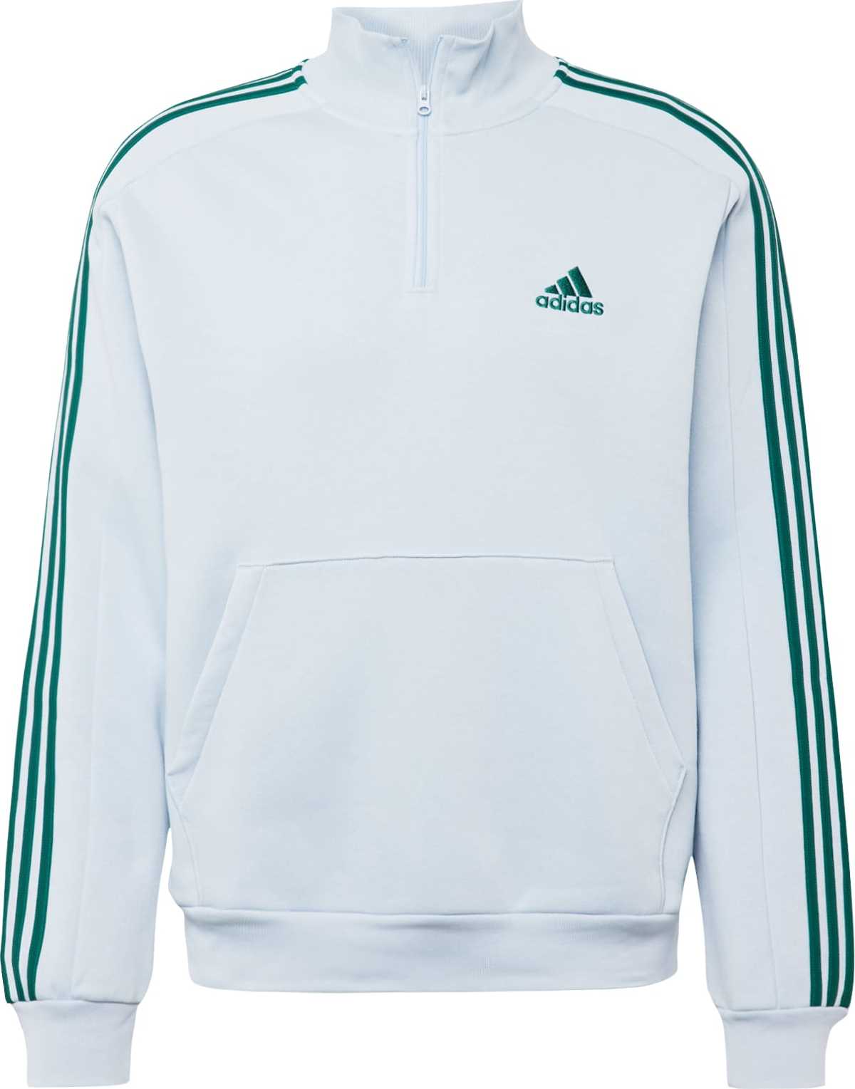 ADIDAS SPORTSWEAR Sportovní mikina světlemodrá / zelená