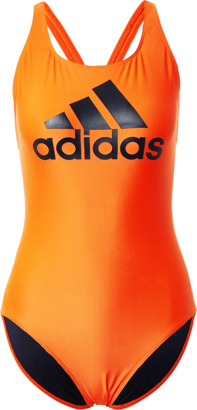 ADIDAS SPORTSWEAR Sportovní plavky oranžová / černá