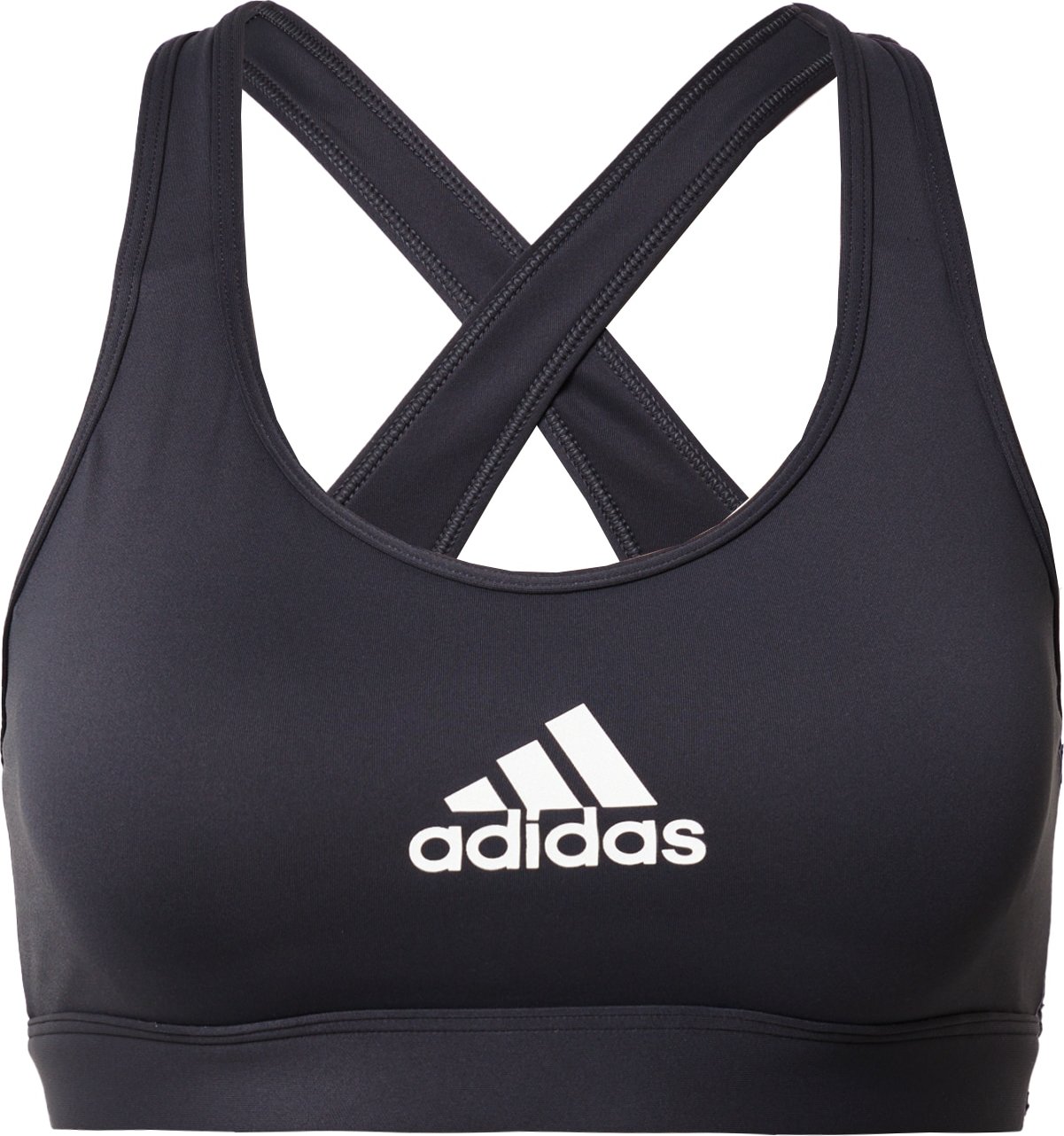 ADIDAS SPORTSWEAR Sportovní podprsenka černá / bílá