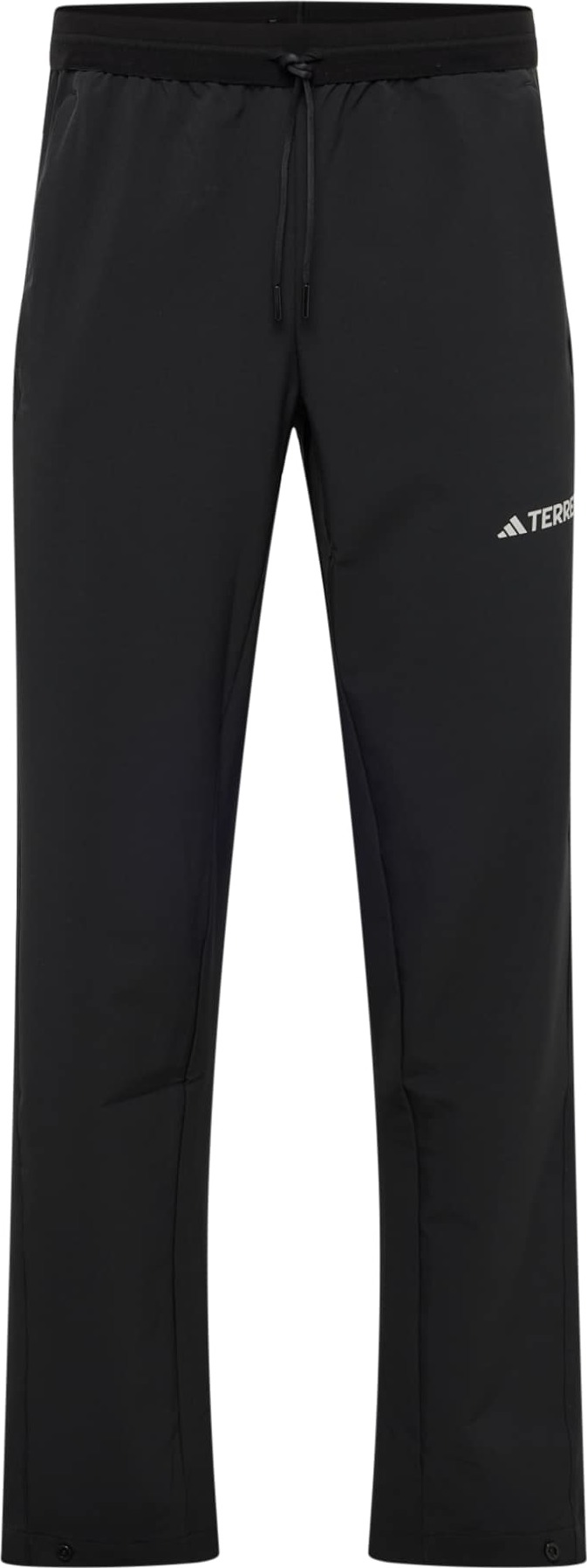 ADIDAS TERREX Outdoorové kalhoty černá / bílá