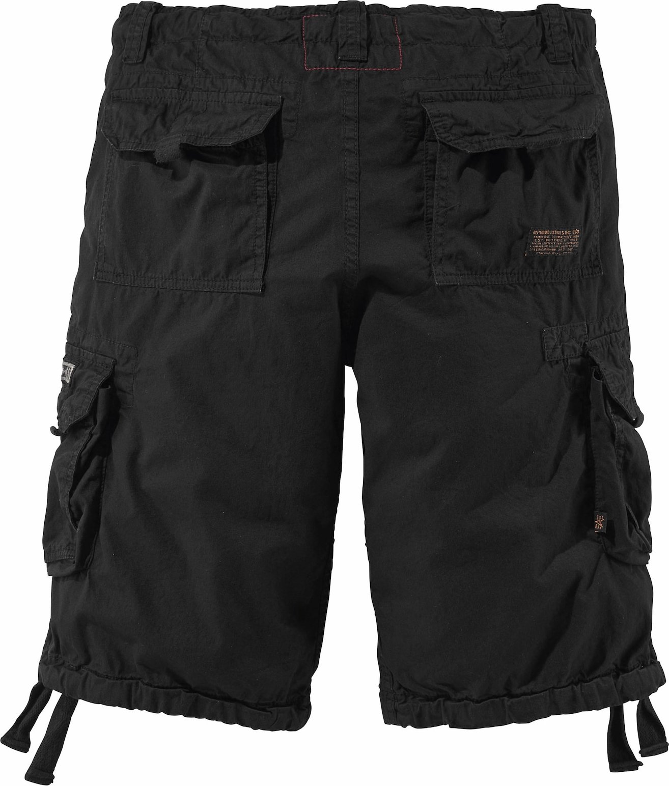 ALPHA INDUSTRIES Kalhoty 'Jet' černá