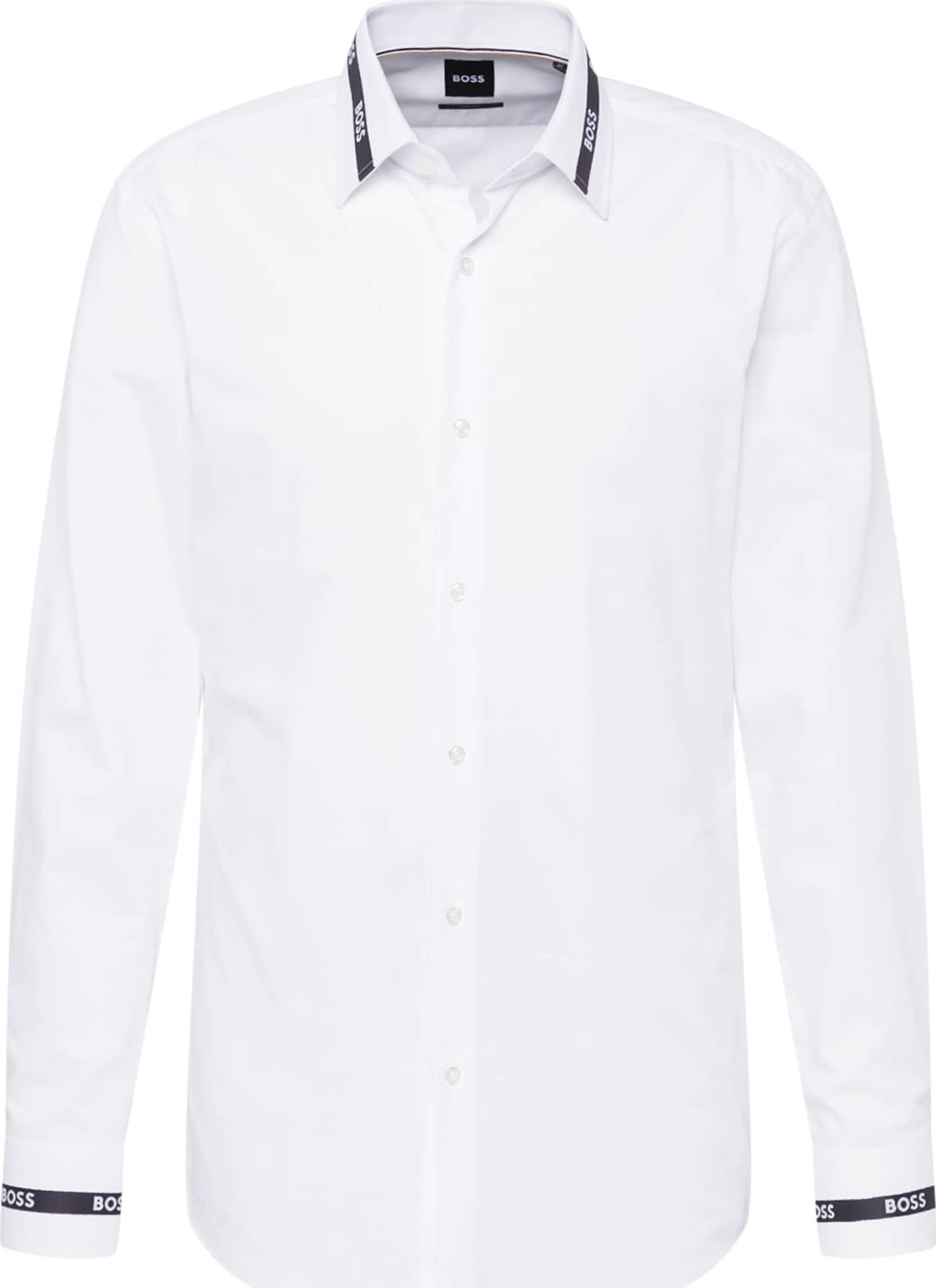 BOSS Black Košile 'HANK' tmavě modrá / offwhite