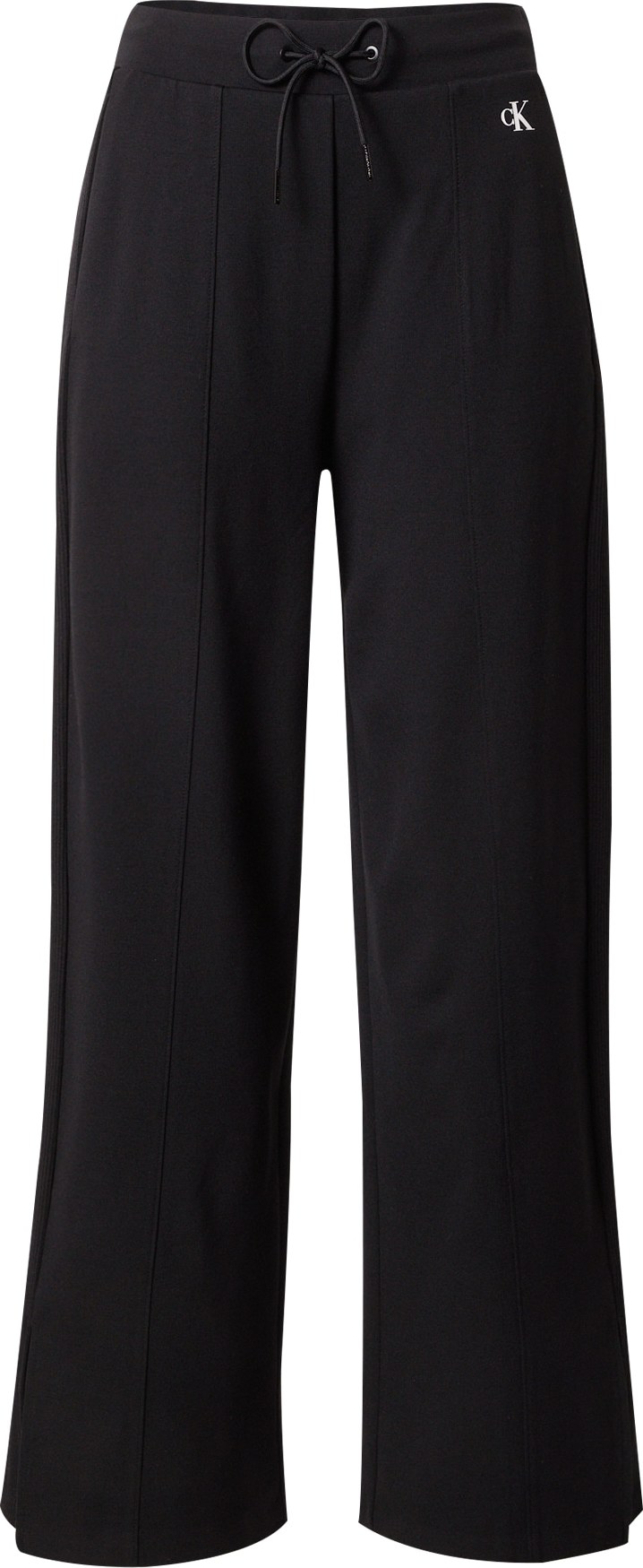 Calvin Klein Jeans Kalhoty 'MILANO' černá / bílá