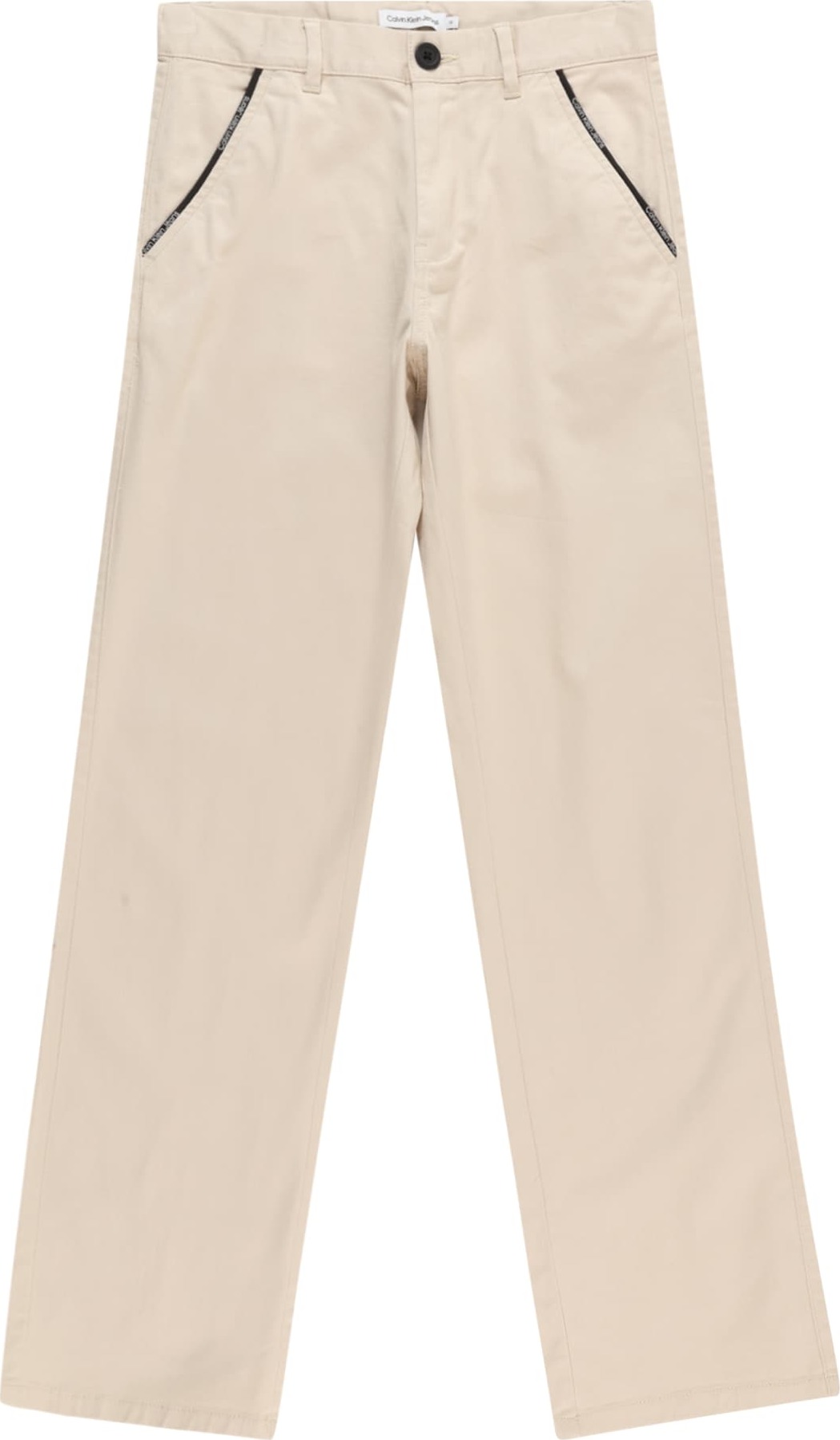 Calvin Klein Jeans Kalhoty tělová / černá / bílá
