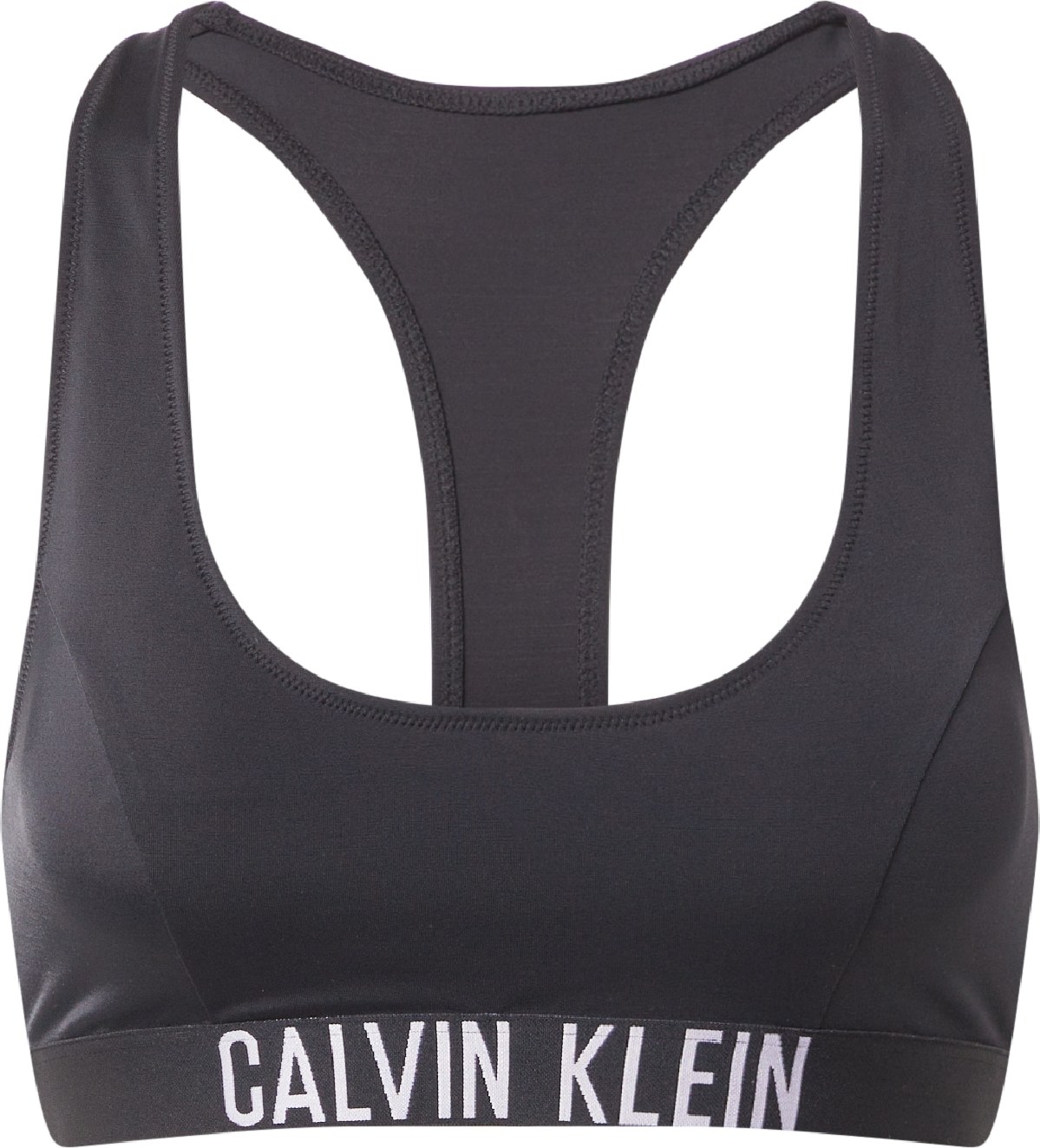 Calvin Klein Swimwear Horní díl plavek černá / bílá